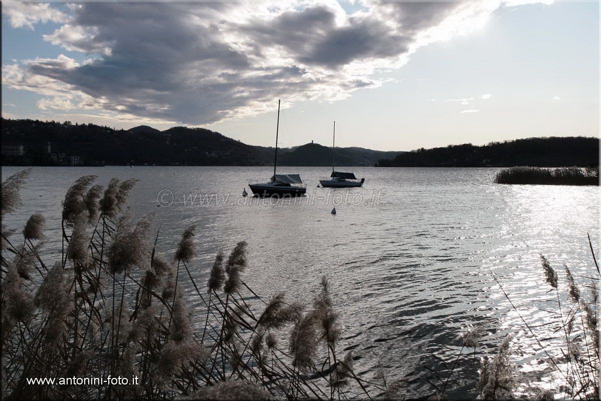 Barche in controluce