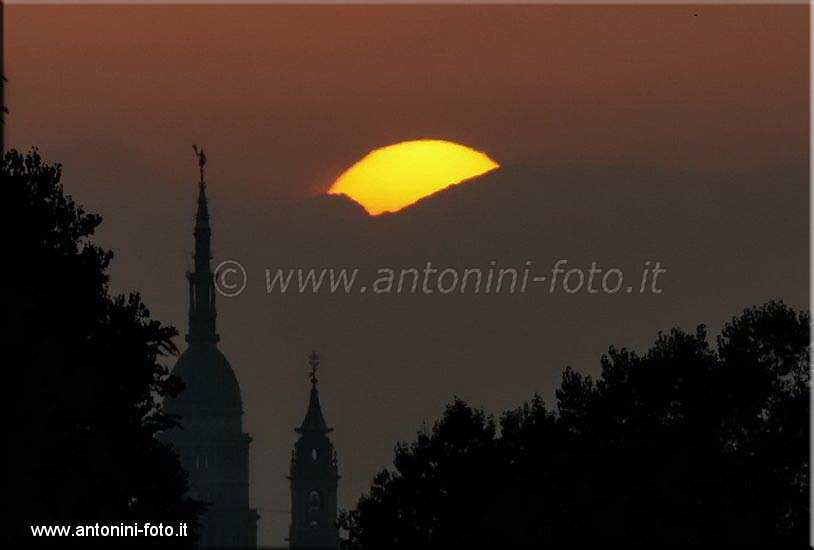 Tramonto a Novara